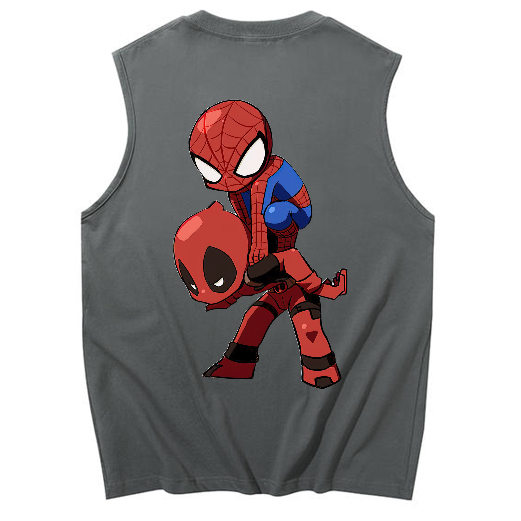 （画像用） Deadpool デッドプール コットン100％タンクトップ（背面プリント）